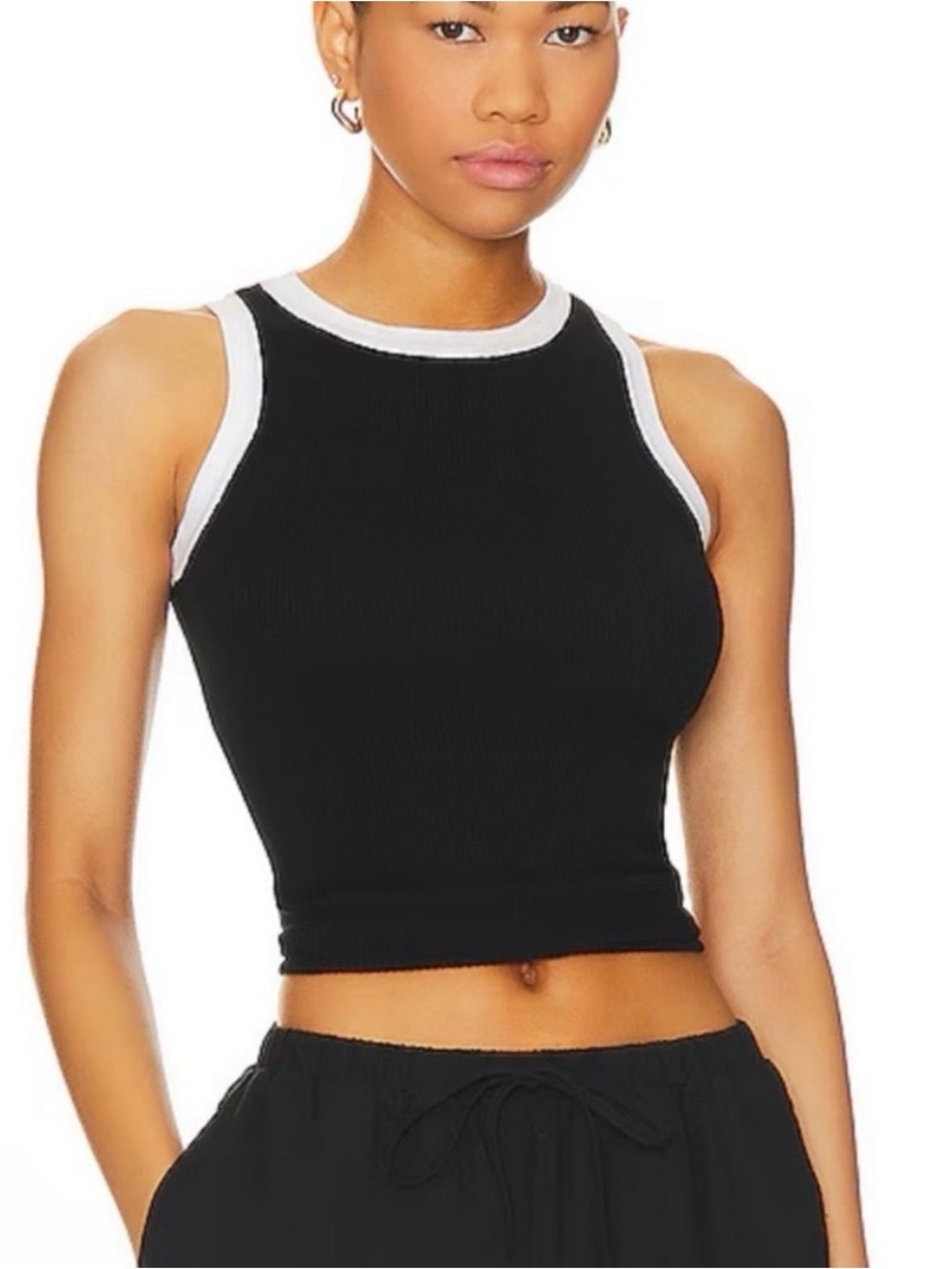 SNDYS x REVOLVE Dion Tank in Black & White Size S